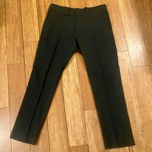 Perry  Ellis men’s 34x32 black dress slim fit pants